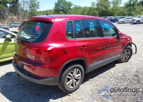 2012 Volkswagen Tiguan S из США, поврежденный, VIN WVGBV7AX4CW006282